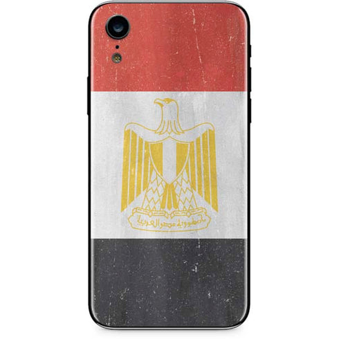 Egypt Flag Distressed iPhone XR Skin